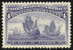 Sale 1007, Lot 2410, 1893 Columbian Issue (1c thru 30c, Scott 230-239)