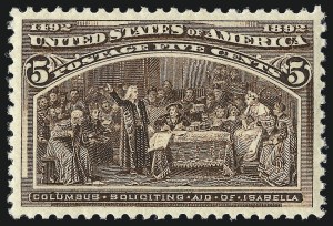Sale Number 1007, Lot Number 2412, 1893 Columbian Issue (1c thru 30c, Scott 230-239) Sale Number 1007, Lot Number 2412, 1893 Columbian Issue (1c thru 30c, Scott 230-239)