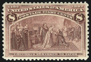 Sale 1007, Lot 2414, 1893 Columbian Issue (1c thru 30c, Scott 230-239)