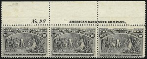 Sale 1007, Lot 2478, 1893 Columbian Issue Multiples (1c thru 15c, Scott 230-238)