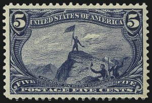 Sale Number 1007, Lot Number 2543, 1898 Trans-Mississippi Issue (1c thru 10c, Scott 285-290)