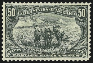 Sale 1007, Lot 2552, 1898 Trans-Mississippi Issue (50c thru $2.00, Scott 291-293)