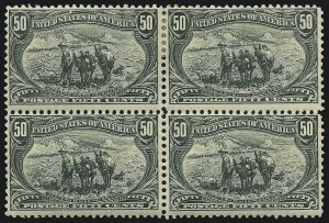 Sale 1007, Lot 2556, 1898 Trans-Mississippi Issue (50c thru $2.00, Scott 291-293)