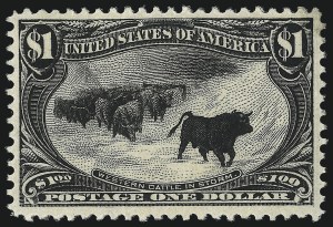 Sale 1007, Lot 2562, 1898 Trans-Mississippi Issue (50c thru $2.00, Scott 291-293)