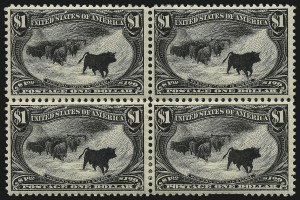 Sale 1007, Lot 2564, 1898 Trans-Mississippi Issue (50c thru $2.00, Scott 291-293)