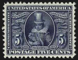 Sale Number 1007, Lot Number 2633, 1904 Louisiana Purchase, Jamestown Issues (Scott 323-330) Sale Number 1007, Lot Number 2633, 1904 Louisiana Purchase, Jamestown Issues (Scott 323-330)