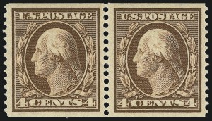Sale 1007, Lot 2658, 1908-10 Washington-Franklin Issues (Scott 331-358)