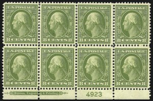 Sale 1007, Lot 2681, 1910-13 Washington-Franklin Issue (Scott 369-395)