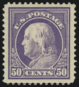 Sale 1007, Lot 2712, 1912-14 Washington-Franklin Issue (Scott 405-423)