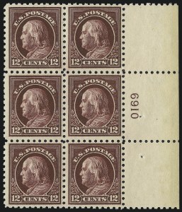 Sale 1007, Lot 2719, 1913-15 Washington-Franklin Issues (Scott 424-460)