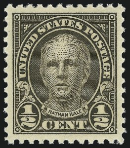 Sale Number 1007, Lot Number 2833, 1922-29 Issues (Scott 551-573a) Sale Number 1007, Lot Number 2833, 1922-29 Issues (Scott 551-573a)