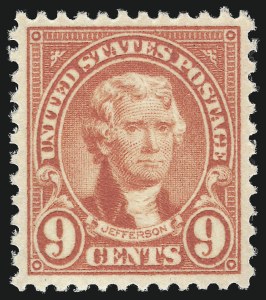 Sale Number 1007, Lot Number 2840, 1922-29 Issues (Scott 551-573a) Sale Number 1007, Lot Number 2840, 1922-29 Issues (Scott 551-573a)