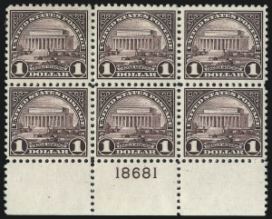 Sale 1007, Lot 2846, 1922-29 Issues (Scott 551-573a)