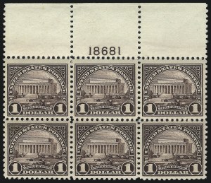 Sale 1007, Lot 2848, 1922-29 Issues (Scott 551-573a)