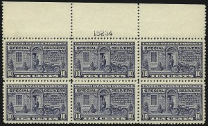Sale 1007, Lot 2948, Special Delivery, Registration (E, F)