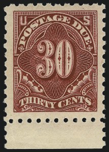 Sale 1007, Lot 2997, Postage Due (Scott J25-J80b)
