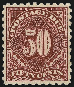 Sale 1007, Lot 3000, Postage Due (Scott J25-J80b)