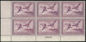Sale 1007, Lot 3167, Hunting Permit blocks (RW)