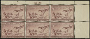 Sale 1007, Lot 3174, Hunting Permit blocks (RW)