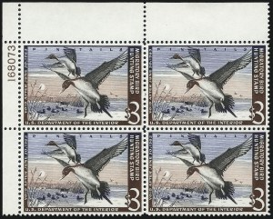 Sale 1007, Lot 3188, Hunting Permit blocks (RW)