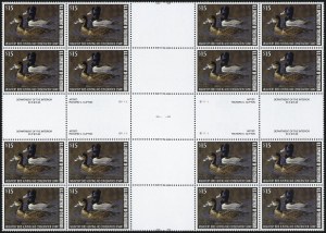 Sale 1007, Lot 3208, Hunting Permit blocks (RW)