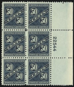 Sale 1007, Lot 3223, Savings Stamps (PS, WS)