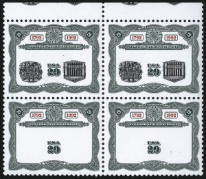 Sale 1010, Lot 119, N.Y. Stock Exchange Invert Block