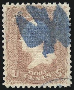 Sale 1010, Lot 46, 1867-68 Grilled Issue