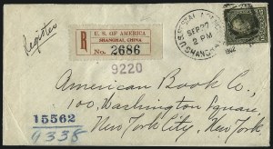 Sale 1010, Lot 80, U.S. Post Offices in Japan and China