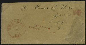 Sale 1011, Lot 1140, Western Mails