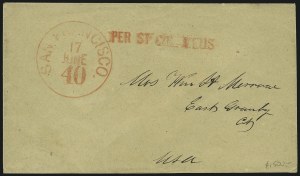 Sale 1011, Lot 1141, Western Mails