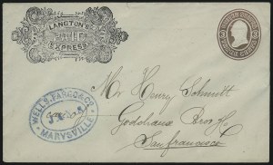 Sale 1011, Lot 1183, Western Express (Jones & Russell`s thru Pacific Express)