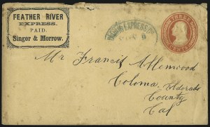 Sale 1011, Lot 1195, Western Express (Palmer thru Wells & Co.)