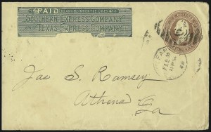 Sale 1011, Lot 1198, Western Express (Palmer thru Wells & Co.)