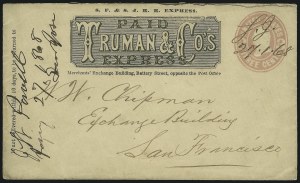 Sale 1011, Lot 1201, Western Express (Palmer thru Wells & Co.)