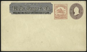 Sale 1011, Lot 1207, Western Express (Wells Fargo thru Whitney, groups)