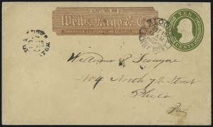 Sale 1011, Lot 1212, Western Express (Wells Fargo thru Whitney, groups)