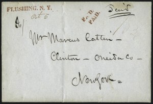 Sale 1011, Lot 1277, Postal Markings by State (New Jersey thru Virginia)