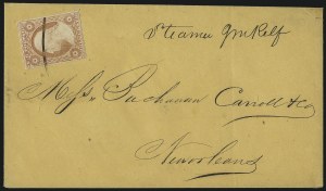 Sale 1011, Lot 1285, Waterway, Railroad and Transatlantic Mail