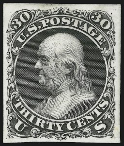 Sale 1011, Lot 312, Essays and Proofs - 1845 thru 1861 Issues