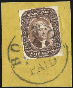 Sale 1011, Lot 402, 1c-12c 1851-56 Issue (Scott 6-17)