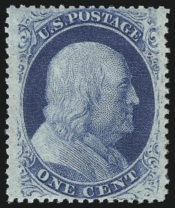 Sale 1011, Lot 415, 1c-5c 1857-60 Issue (Scott 18-30A)