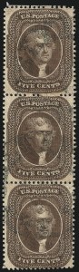 Sale 1011, Lot 425, 1c-5c 1857-60 Issue (Scott 18-30A)