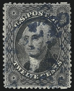 Sale 1011, Lot 433, 10c-90c 1857-60 Issue, 1c 1875 Reprint (Scott 31-40)