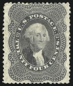 Sale 1011, Lot 435, 10c-90c 1857-60 Issue, 1c 1875 Reprint (Scott 31-40)