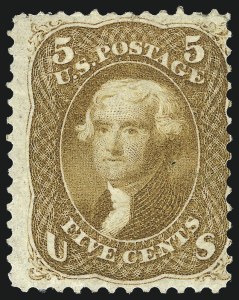 Sale 1011, Lot 441, 1861-66 Issue (Scott 67-78)