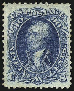 Sale 1011, Lot 450, 1861-66 Issue (Scott 67-78)