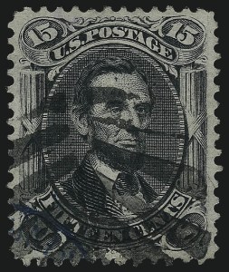 Sale 1011, Lot 479, 1867-68 Grilled Issue (Scott 83-101)