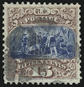 Sale 1011, Lot 511, 10c-30c 1869 Pictorial Issue (Scott 116-121)