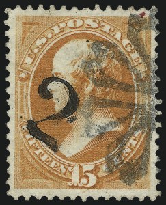 Sale 1011, Lot 537, 1870-71 National Bank Note Co. Issues (Scott 135-155)